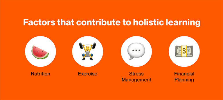 Factors that contribute to holistic learning
