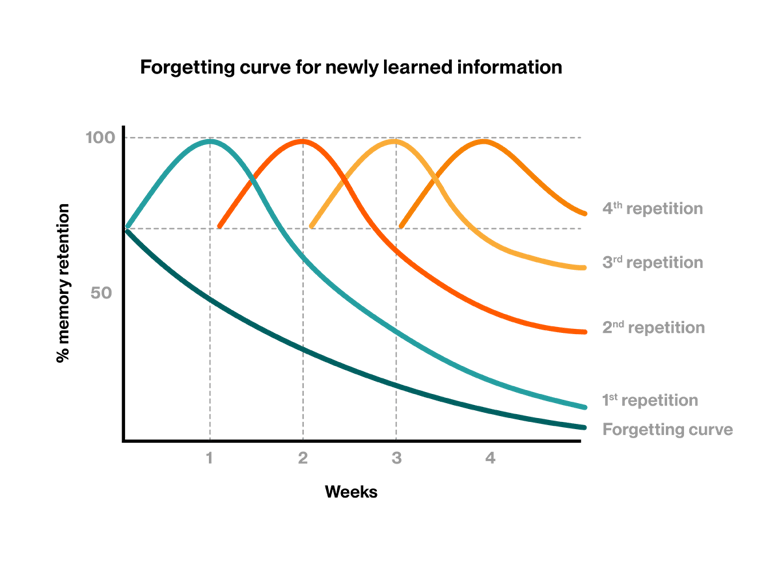 Forgetting Curve Graph